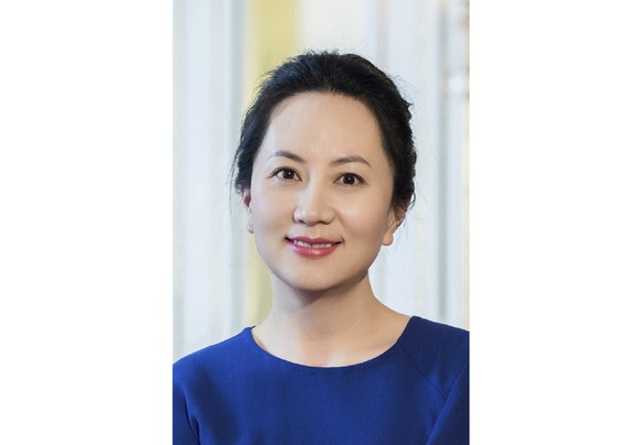 In this undated photo released by Huawei, Huawei&#039;s chief financial officer Meng Wanzhou is seen in a portrait photo. China on Thursday, Dec. 6, 2018, demanded Canada release the Huawei Technologi ...