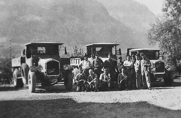 Lastwagen-Detachement Munitionsmagazin 5, 1939.