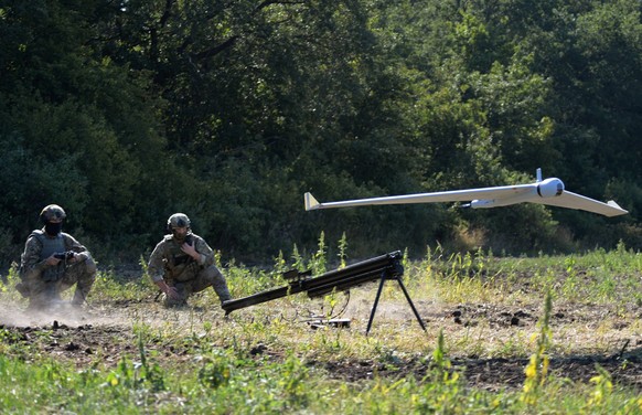 Russia Ukraine Military Operation UAV 8260742 25.08.2022 Russian servicemen launch a ZALA reconnaissance unmanned aerial vehicle UAV in the course of Russia s military operation in Ukraine, in Kharkiv ...