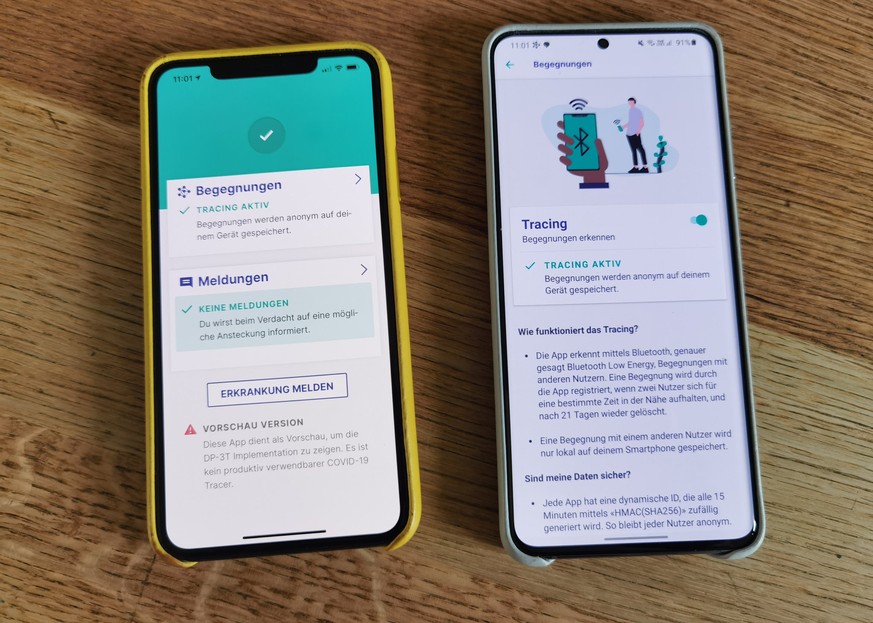 So kannst du die Schweizer Corona-Warn-App schon jetzt ausprobieren