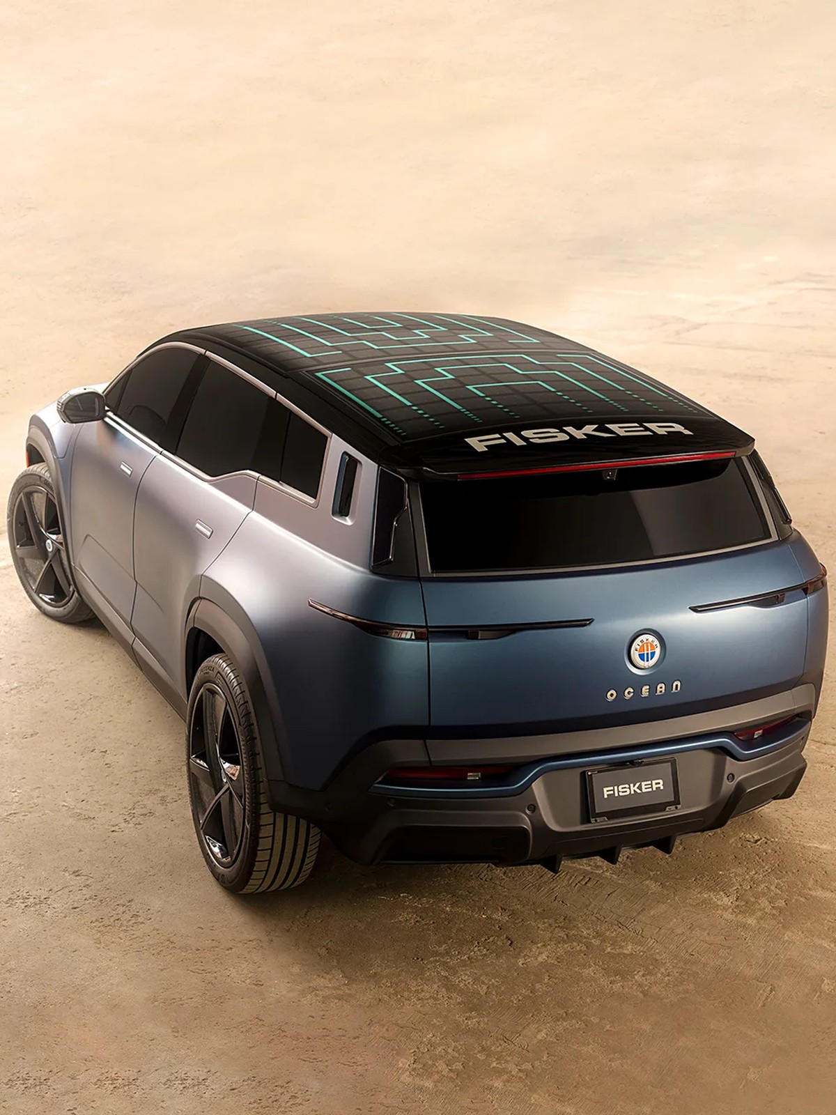 Der Fisker Ocean kommt mit Solardach.