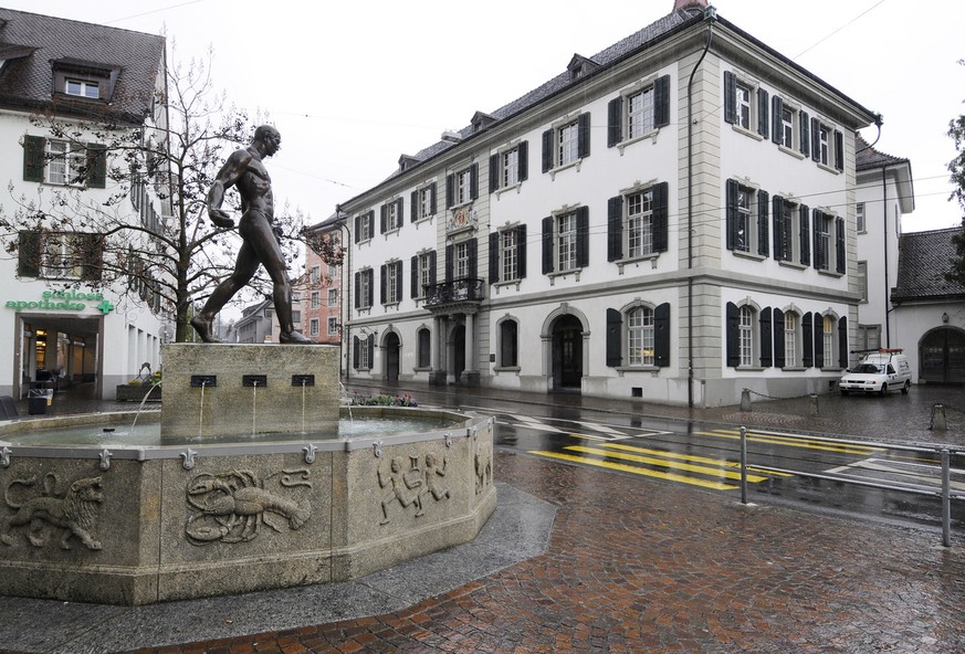 Das Rathaus des Kantons Thurgau in Frauenfeld am Dienstag, 22. April 2008. (KEYSTONE/Regina Kuehne)