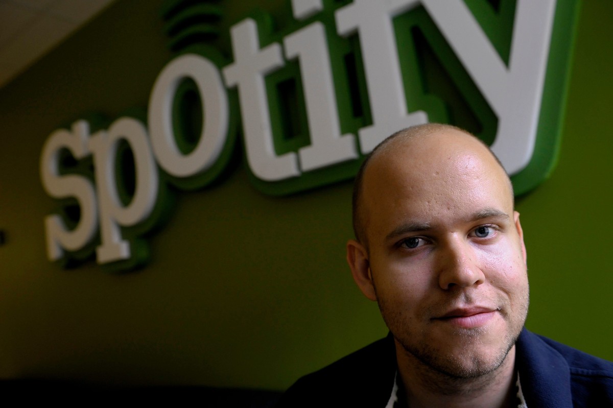 FILE - Spotify founder and CEO Daniel Ek poses for a photo in Stockholm, Sweden, June 18, 2009. (Janerik Henriksson, TT News Agency, File)
Spotify CEO