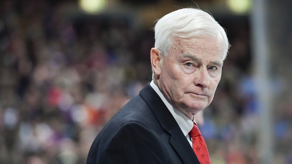 Team Canada&#039;s assistant coach Dave King is pictured during the game between HC Davos and Team Canada, at the 90th Spengler Cup ice hockey tournament in Davos, Switzerland, Tuesday, December 27, 2 ...