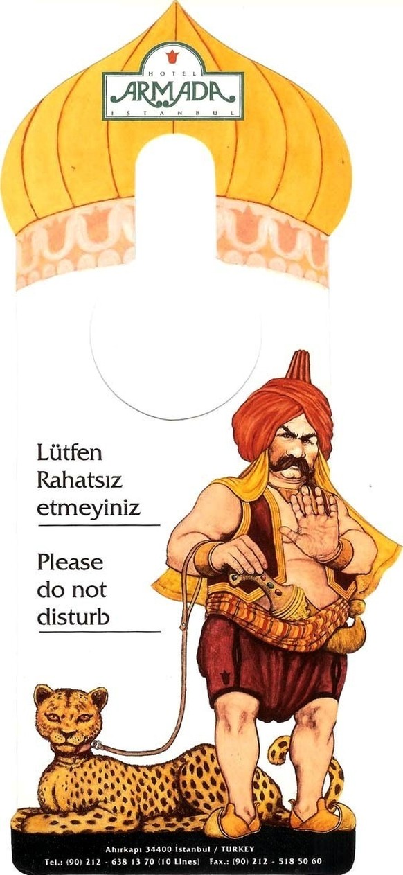 "Do Not Disturb” signs from hotels around the world, painstakingly put together by a collector named Eduardo of Turin, Italy.
https://www.flickr.com/photos/11068524@N04/