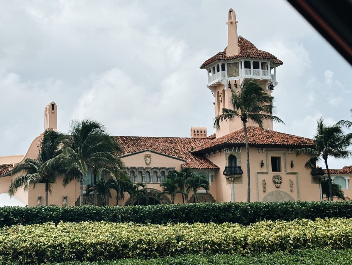 Mar-a-Lago, le manoir adoré de Donald Trump, où il vit depuis qu'il a quitté la Maison-Blanche.