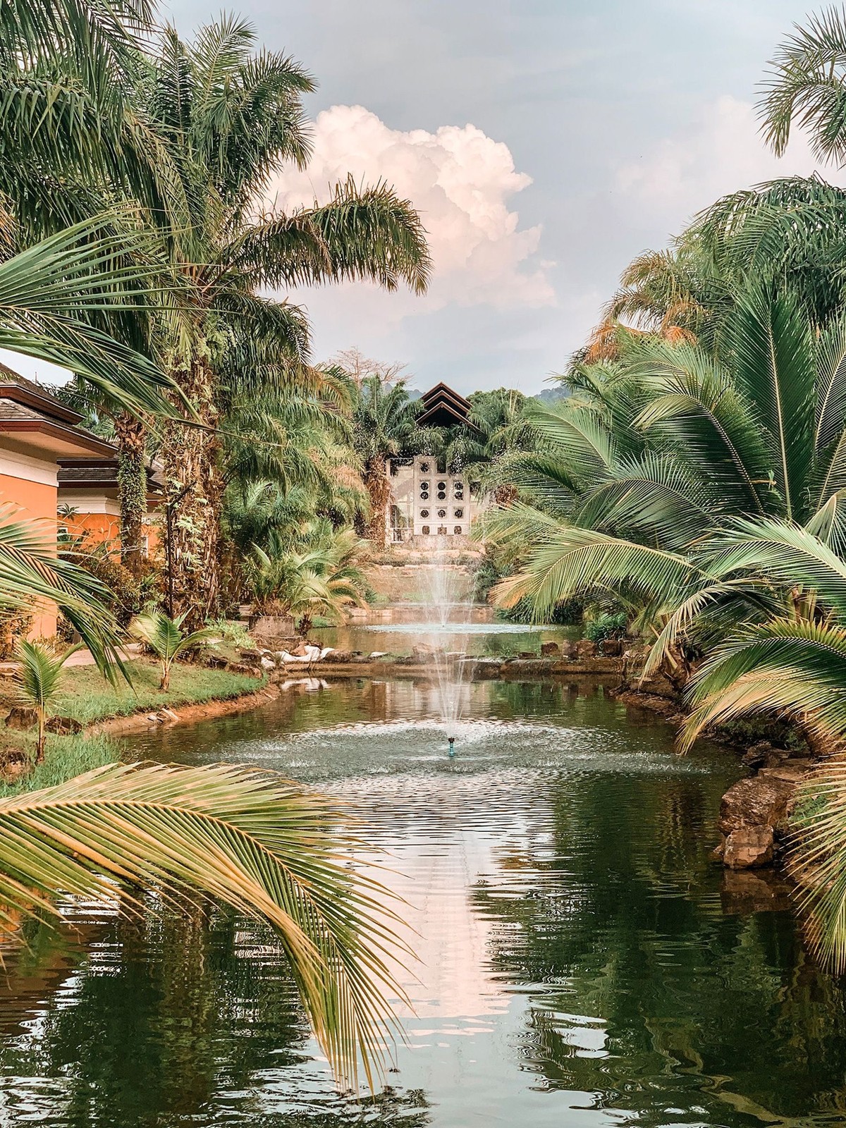 Der Garten unseres Resorts in Khao Lak 😍