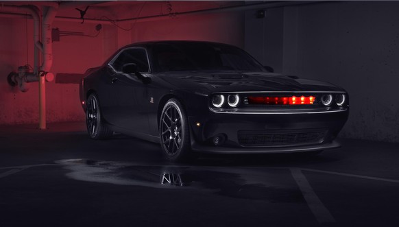 dodge challenger FAKE knight rider k.i.t.t.