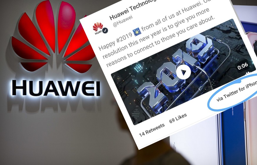 Der erste Arbeitstag im neuen Jahr – und für diese Huawei-Mitarbeiter ist es gelaufen