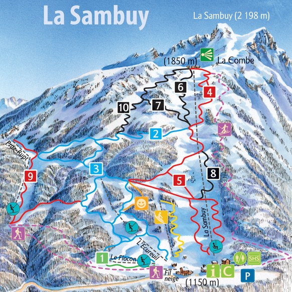 The three lifts of La Sambury