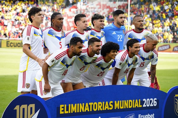 FBL ELIMINATORIAS 2025 ECUADOR VS VENEZUELA Quito, viernes 21 de marzo del 2025 Cotejo entre Ecuador vs Venezuela por eliminatorias al mundial de EEUU 2026, en el Estadio Rodrigo Paz Delgado. API / DA ...