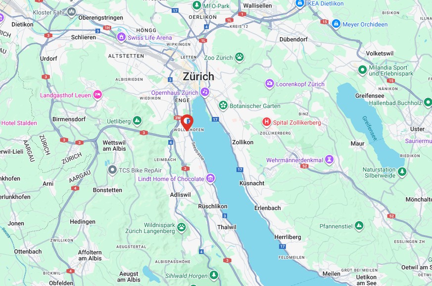 Die Wohnungen in Zürich-Wollishofen am linken Zürichsee-Ufer.