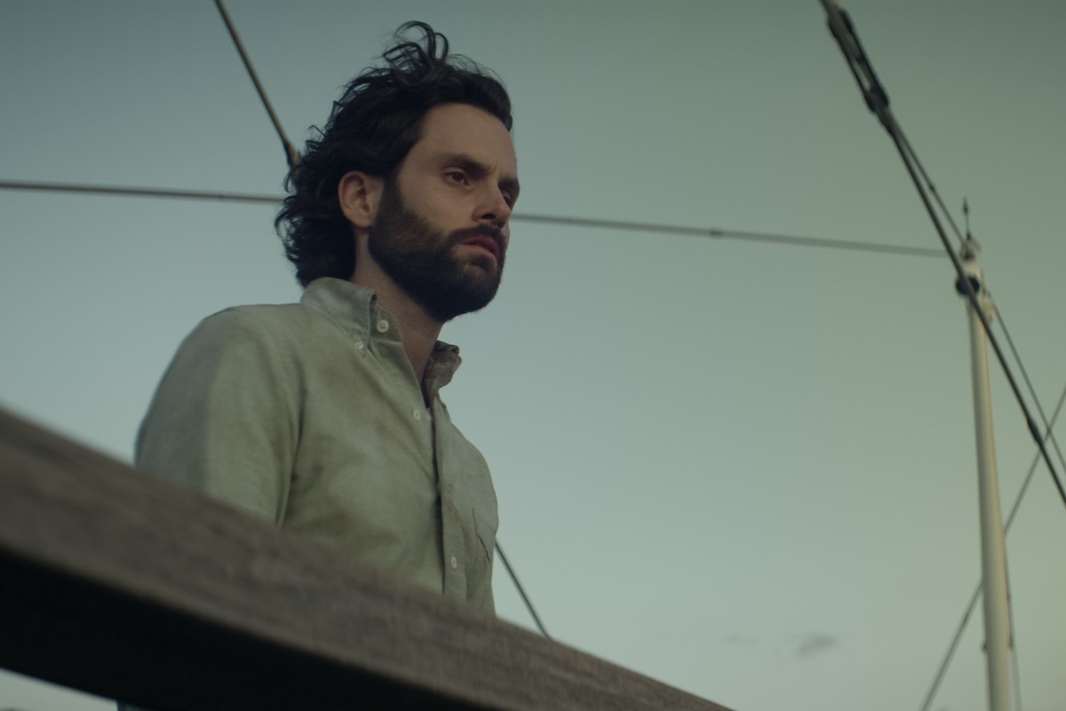 You. Penn Badgley as Joe Goldberg in episode 410 of You. Cr. Courtesy of Netflix © 2023