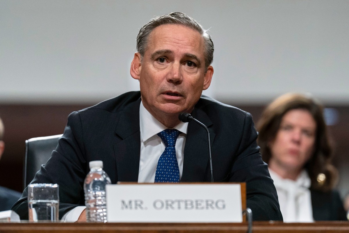 Kelly Ortberg, President and Chief Executive Officer, The Boeing Company, testifies before the Senate Committee on Commerce, Science, and Transportation hearing to examine restoring Boeing's stat ...