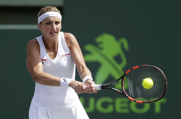 Ohne grosse Probleme gelingt Bacsinszky der Sprung in den Final.&nbsp;