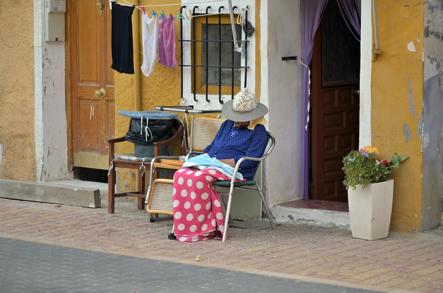 Siesta in Spanien.