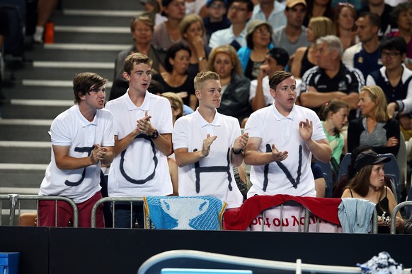 Die Fans von John Isner.