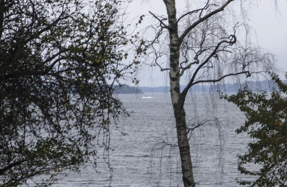 Amateurbild des mutmasslichen U-Boots vor der schwedischen Küste.