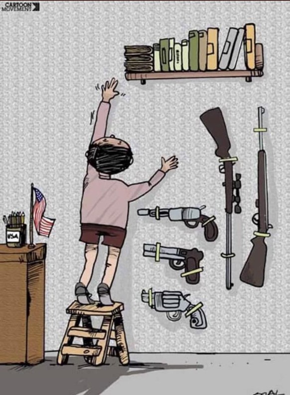 15-Jähriger tötet drei Menschen an US-Schule – 8 weitere verletzt\nThis is Amerika.