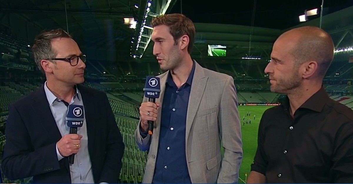 Stefan Reinartz stellt im ARD-Studio das «Packing» vor.