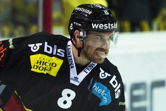 Derek Roy, der ehemalige Nashville-Spieler, arbeitet nun im Dress des SC Bern.&nbsp;