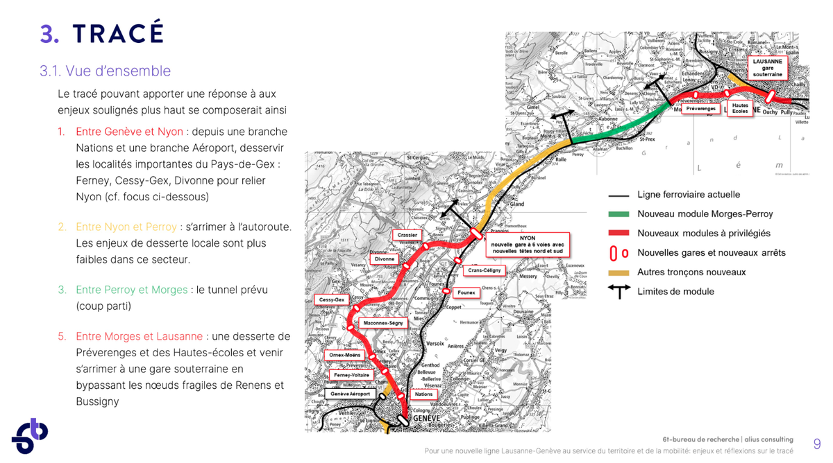 CFF: liaison ferroviaire entre Genève et Nyon par le Pays de Gex
