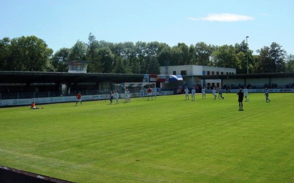 Alles andere als 3.-Liga-reif: Der Albert-Kuntz-Sportpark von Nordhausen.
