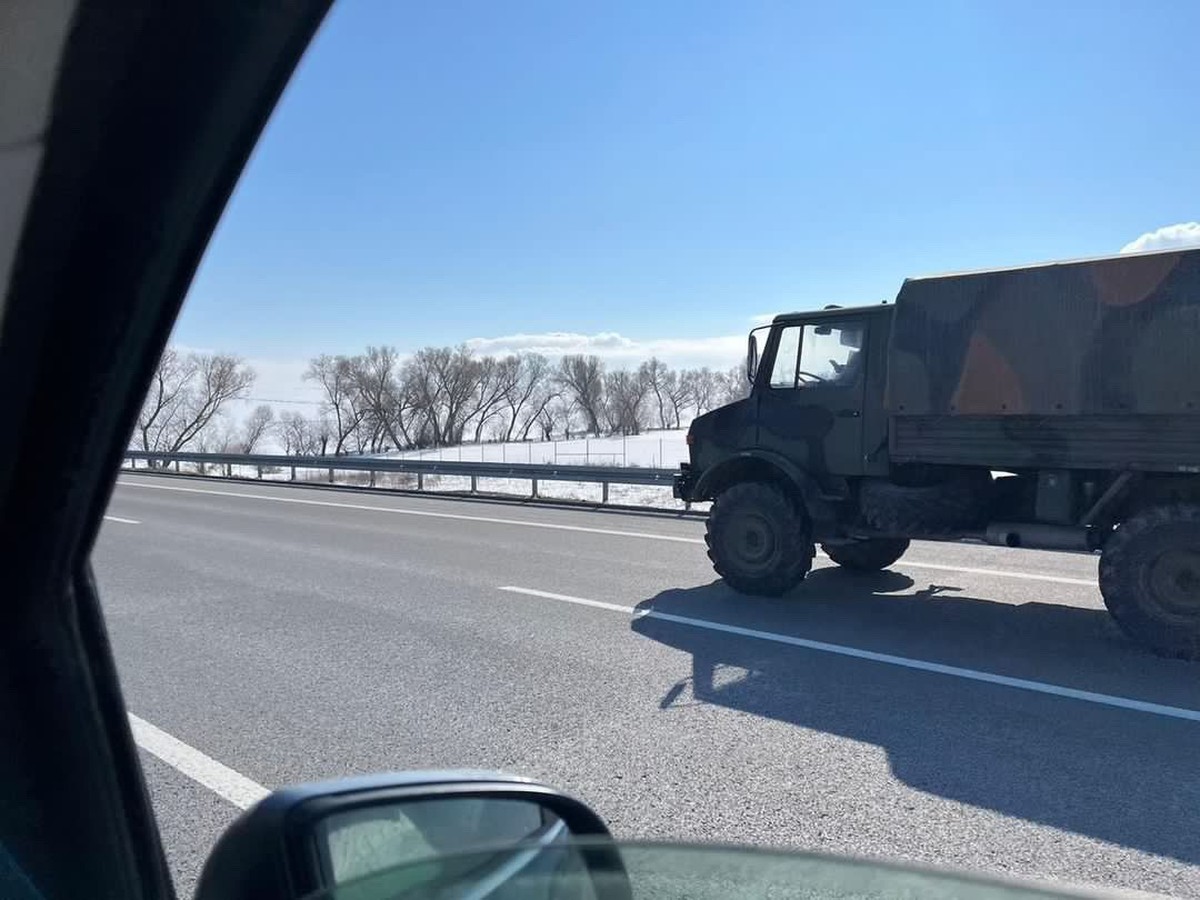 An zahlreichen Orten in der Zentraltürkei liegt Schnee.