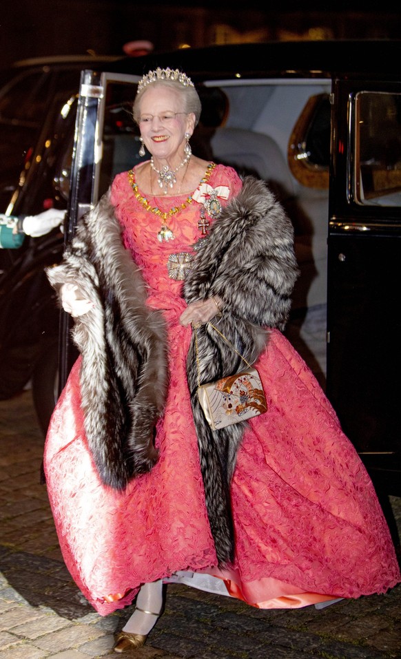Danish Queen Margrethe of Denmark tiara diadeem jewelry royal New years reception january 2018 Albert Nieboer xkwx people, background, vintage, design, style, red, fashion, beautiful, white, colorful, ...