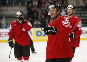 Damien Brunner ist die auffälligste Schweizer Figur an der WM, trotz Gehirnerschütterung.