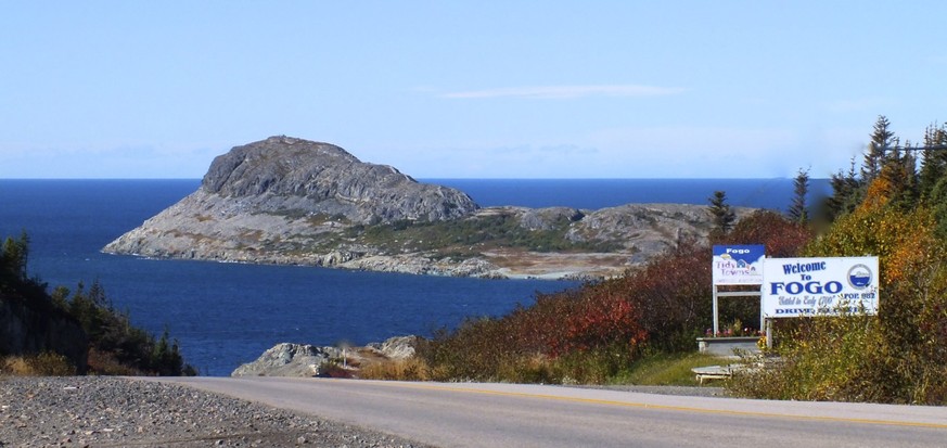 So sieht es an einem der vier Enden der Welt aus: Der Brimstone Head auf Fogo Island.