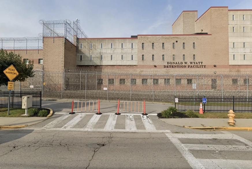 Donald W. Wyatt Detention Facility in Providence, Rhode Island: Das erste privat betriebene Gefängnis der USA. (Quelle: Screenshot Google Maps)