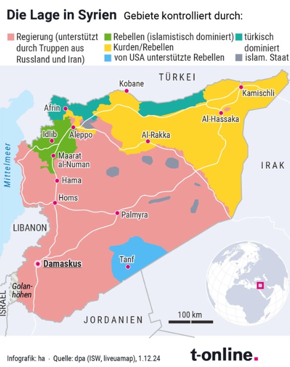 Lage in Syrien