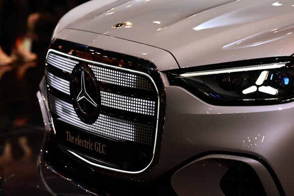 epa12360825 Mercedes world premiere of the GLC in Munich, Germany, 07 September 2025. The International Motor Show Germany IAA Mobility 2025 takes place in Munich from 09 to 14 September 2025, featuri ...