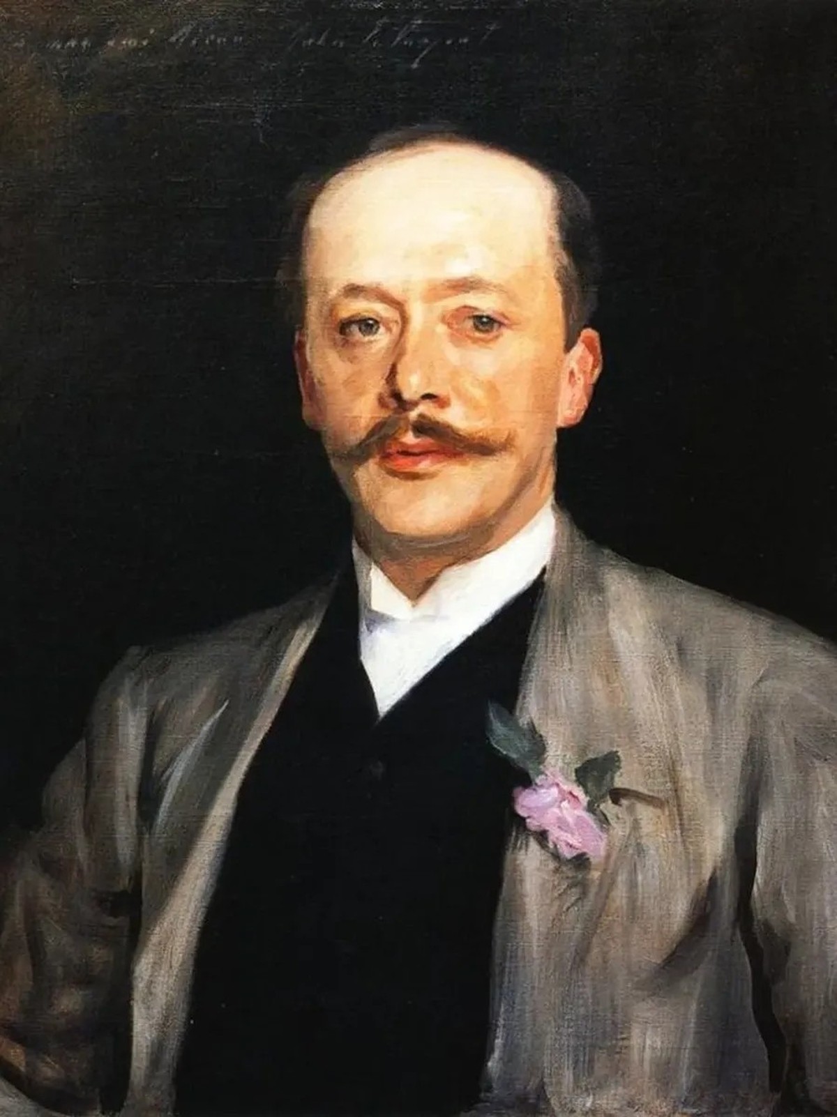 Charles Giron aus Genf: Gemalt von seinem Künstlerkollegen John Singer Sargent.
https://commons.wikimedia.org/wiki/File:Sargent,_Charles_Giron.jpg
