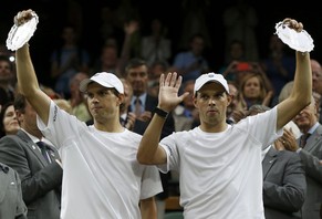 Bob und Mike Bryan müssen für einmal mit dem zweiten Platz vorlieb nehmen.