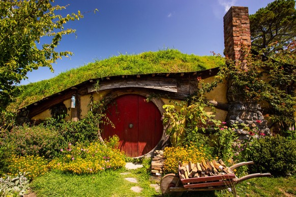 Hobbiton, Movie Set of the Lord of the Rings Movies, Auenland, New Zealand