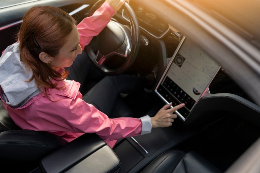 touchscreens in auto gefahr