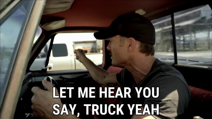 Tim McGraw, Truck Yeah, Truck Yeah country musik usa pickup truck https://www.youtube.com/watch?v=rf7GfUORHtw