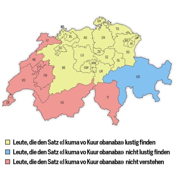 Die Schweiz in 11 (leider) ehrlichen Karten\nGruass vu Khur oba abaðð