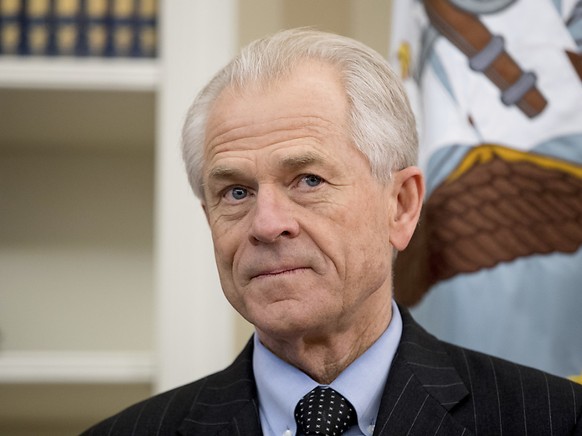 US-Präsident Trumps Wirtschaftsberater Peter Navarro die Notwendigkeit von Strafzöllen gegen Mexiko relativiert. (Archivbild)