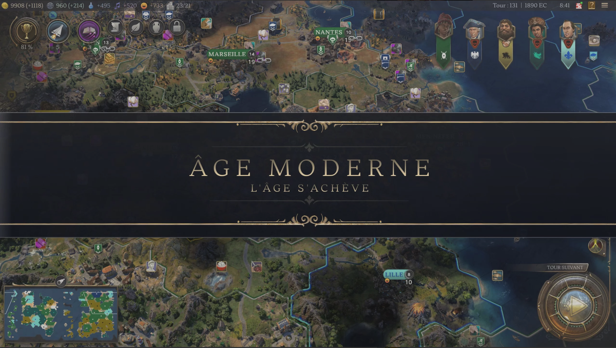 Capture d'écran de Sid Meier's Civilization VII,