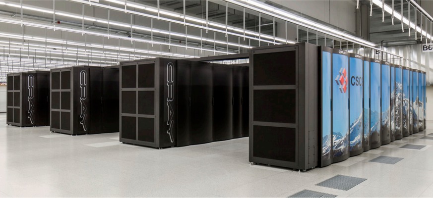 Der Rechner Piz Daint des Swiss National Supercomputing Centre in Lugano.
