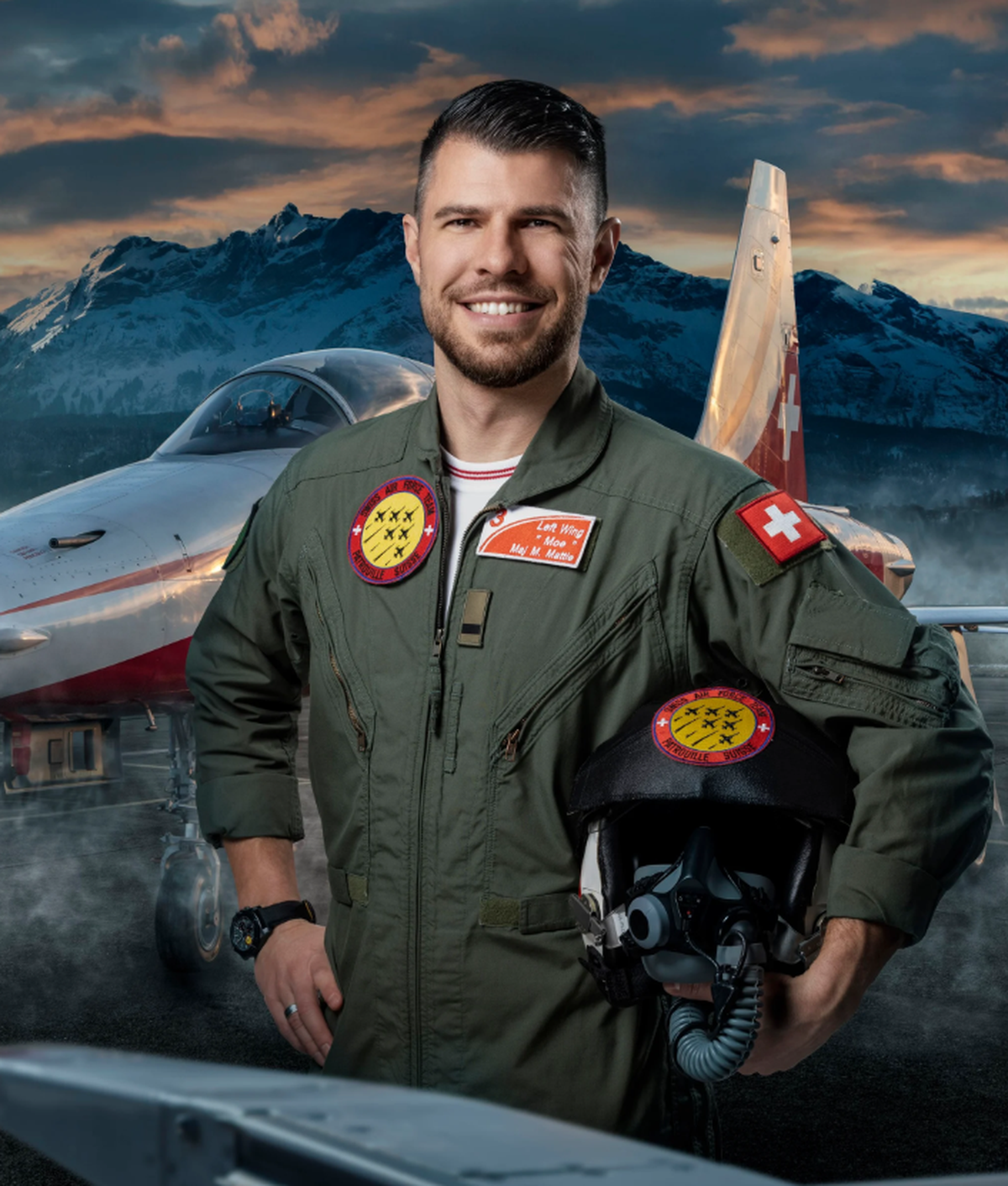 Militärpilot Maurice «Moe» Mattle.