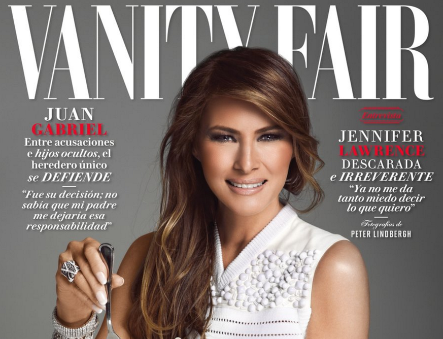 First Lady Melania Trump auf dem Cover der mexikanischen «Vanity Fair» Ende Januar.