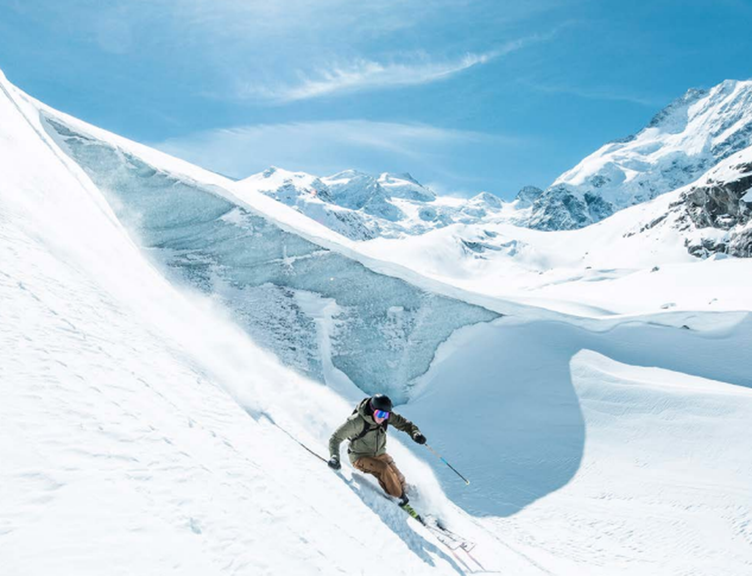 Skigebiet Corvatsch Piste