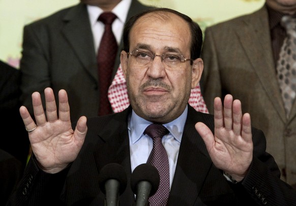Der schiitische Ministerpräsident Al-Maliki möchte im Amt bleiben, führende Politiker verlangen jedoch seinen Rücktritt.&nbsp;