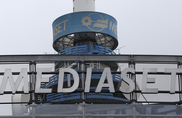 In this photo taken on Monday, Sept. 30, 2013, a view of the Mediaset TV headquarters in Cologno Monzese, near Milan, Italy. French media company Vivendi says Wednesday, Dec. 14, 2016 it has acquired  ...