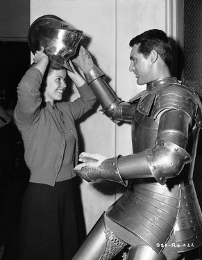 Temple am Set von «The Bachelor and the Bobby-Soxer» mit Cary Grant in Hollywood.