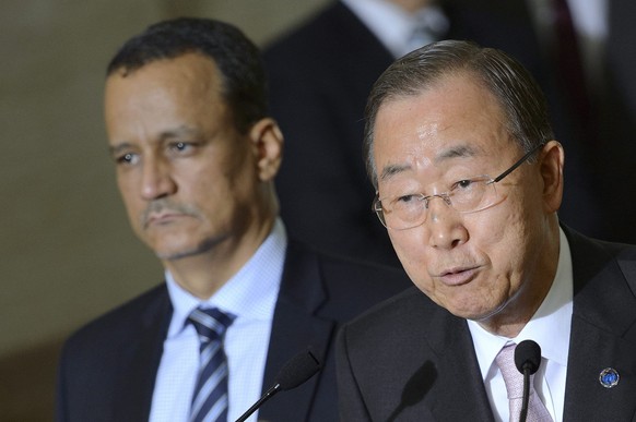 Ban Ki Moon will die Waffen ruhen sehen.